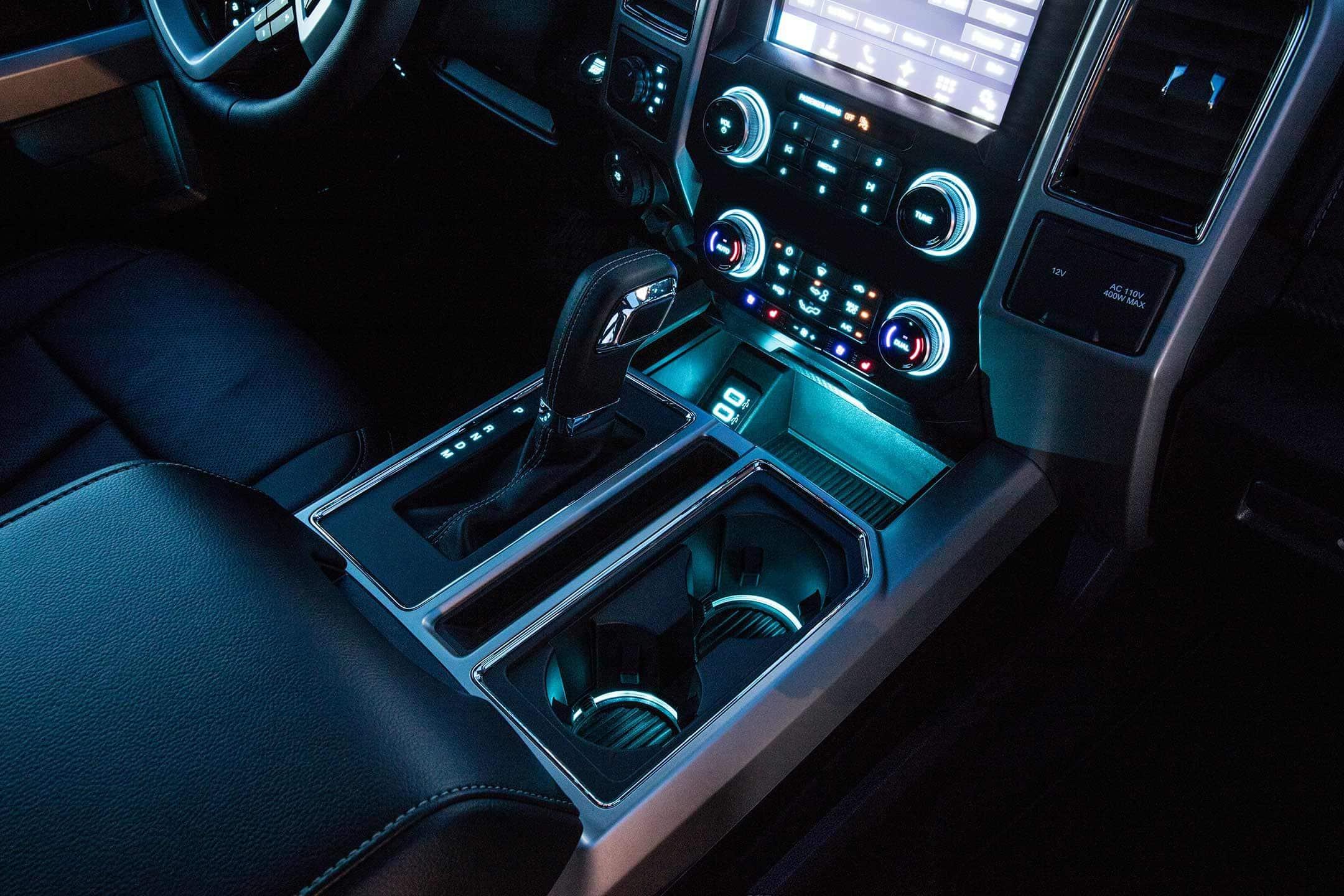 Illuminated Console on 2019 Ford F-150 XLT SuperCrew from Cabot Ford Lincoln in St. John's, Newfoundland and Labrador (NL) Illuminated Console on 2019 Ford F-150 XLT SuperCrew from Cabot Ford Lincoln in St. John's, Newfoundland and Labrador (NL)